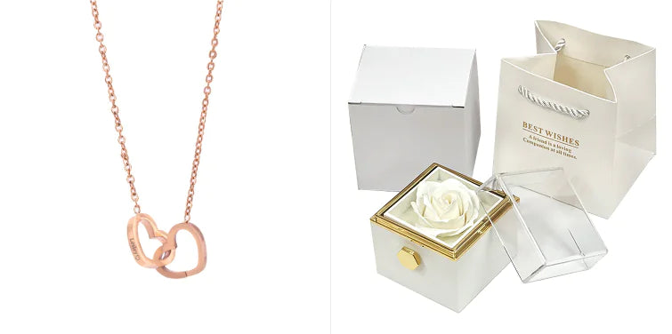 Elegant Rose Jewelry Case