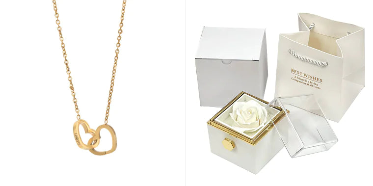 Elegant Rose Jewelry Case