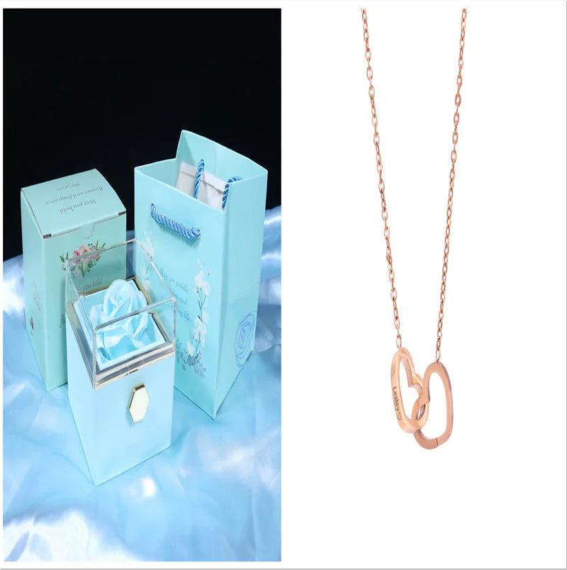 Elegant Rose Jewelry Case