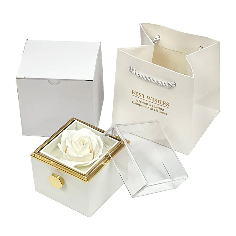 Elegant Rose Jewelry Case