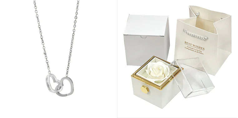 Elegant Rose Jewelry Case