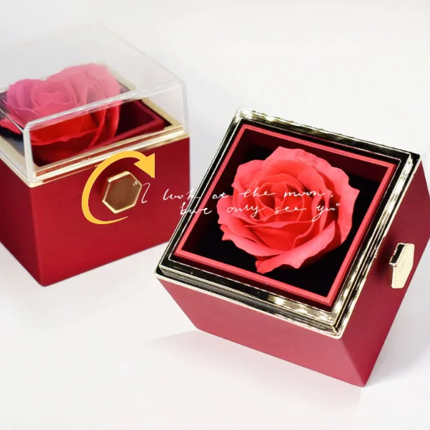 Elegant Rose Jewelry Case